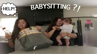 KYLIE'S FIRST TIME BABYSITTING?!! & A DAY IN OUR LIVES