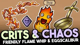 Crits and Chaos: A Friendly Flame 'Whip' & Eggscalibur Story | Backpack Battles
