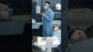 Dentist | Oral surgeon prepares for implant procedure #shorts health #beauty