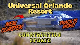 Universal Orlando Resort New Roller Coaster Construction Update 1.19.26 TRACK HAS ARRIVED!!!