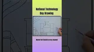 National Technology Day Poster drawing | Technology Day Drawing #shorts #nationaltechnologyday #art