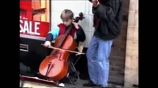 Giles Ralph & Neal busking in Aberystwyth December 1993