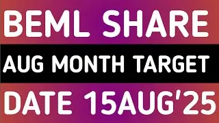BEML SHARE LATEST NEWS 15AUG'25/BEML STOCK LATEST NEWS WITH TARGET ANALYSIS
