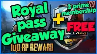 Royal Pass Season 9 Giveaway here | 3 Prime membership giveaway | Free Royal Pass |
