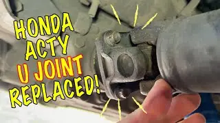 HONDA ACTY - Замена карданного шарнира приводного вала на полноприводном грузовике или фургоне Ac...