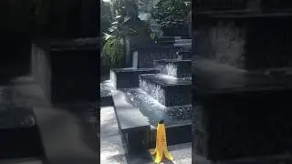 Mini man-made waterfall display #shorts #waterfall #waterfalls