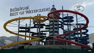 Bešeňová Best of Indoor Waterslides 360° VR POV Onside