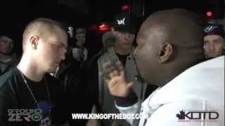 KOTD - Rap Battle - 100 Bulletz vs Yung Casper