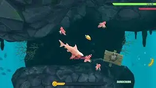 Hungry Shark#video game play boat fish and man🙂🙂