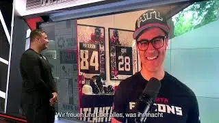 Chris Lindstrom surprises German fan club with news of international marketing rights | NFL