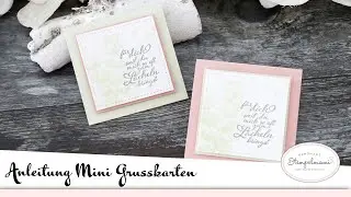 Mini Grusskarten basteln | Produktpaket Für alle Zeit | Ewiges Grün | Geschenkanhänger | Stampin' Up