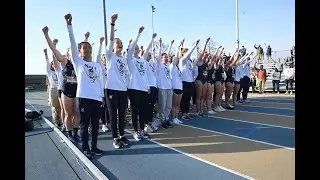 Video highlights of the Navy Women's Track & Field team beating Army to win the Star