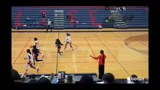 Life School Waxahachie vs Farris, January 20, 2026. Kayla Abney scores her 1000 career points. 