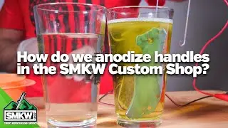 How do we anodize handles in our custom shop?