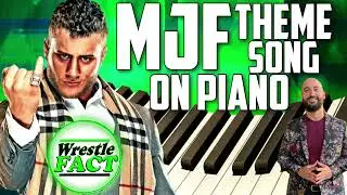 AEW MJF Theme Song Cover on Piano