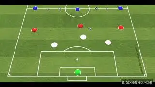 Defend as a unit with this pressure, cover, balance football soccer training practice
