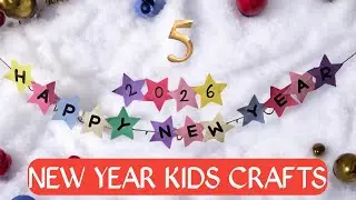 5 New Year Crafts for Kids | Easy & Fun DIY Ideas 🎆 | Kids Diy 2026