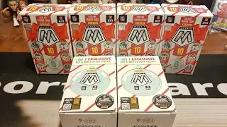 2025 NFL Ornament Boxes Mosaic, 6 box rip!! Are they better than blasters? Football RC Rookie Cards