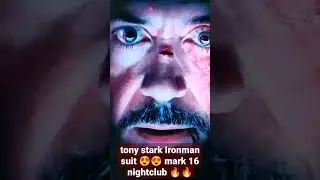 tony stark Ironman suit 😍😍 mark 16 nightclub 🔥🔥 #shorts #shortsfeed #short