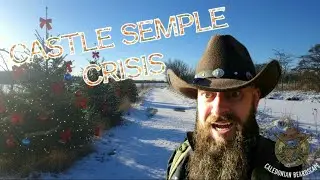 Christmas Castle Tragedy: Scottish Winter Hike Fail? 🏰❄️ (Castle Semple Collegiate Church)