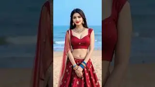 🔥 Royal Indian Look | AI Generated Beautiful Girls in Traditional Lehenga | Indian Culture Beauty 4K
