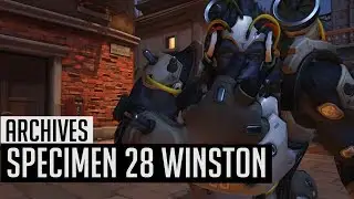 Overwatch Archives 2018 | Specimen 28 Winston Skin In-Game | Retribution/Uprising