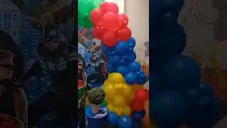 Decoracion de Cumplea&ntilde;os de Avengers 🎈🎈 #avengers #decolandia159 #balloon