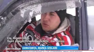 Constanţa, îngropată în nămeţi