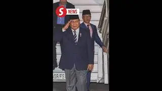 Indonesian President Prabowo arrives in Malaysia