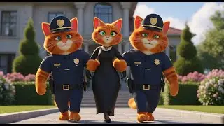The malicious stepmother of the kitten and the revenge the cat father