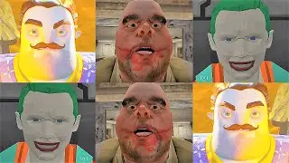 Escape Endings | Hello Neighbor 2 Cyberpunk City Escape Mr Meat