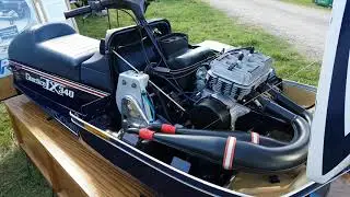 1976 POLARIS TX STARFIRE VINTAGE SNOWMOBILE AT BOONVILLE NY VINTAGE SNOWMOBILE SHOW
