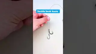 How to tie two hooks together (100%work) #fishing #hook#knots #shortsfeed #ytshorts #shorts