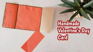 Handmade Valentine's Day Card 2021| Valentine's day scrapbook ideas | Birthday card | DIY