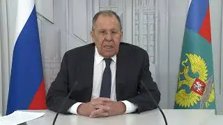 Video address by S. Lavrov to the participants of the First Conference of the International Assoc...