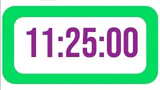 685 Minutes 11 25 HoursCountdown  Timer Clock with Alarm Sound⏰🔔