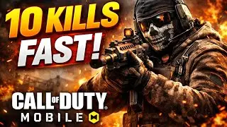 10 KILLS IN SUPER FAST GAMEPLAY 😱 | Call of Duty Mobile First Video | CODM Action