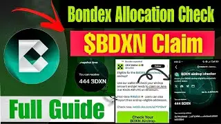 Bondex Allocation Check | Bondex Airdrop Guide | Bondex Airdrop Cliam Update | Bondex Price Update