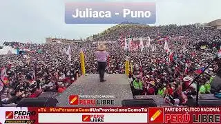 31 MAYO 2021: MULTITUDINARIO RECIBIMIENTO A CASTILLO EN PUNO