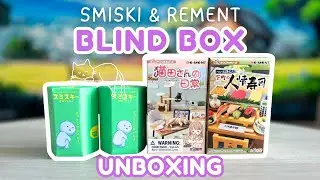 UNBOXING SMISKIS AND REMENT BLIND BOXES | Toilet Smiskis, Cat & Sushi Re-ment series