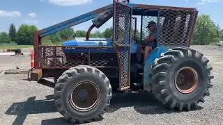 New Holland 7610 4x4 diesel tractor