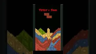 Setris - How to Play Tetris with Sand! #shorts #gaming #Tetris #indiegames #Sandtris