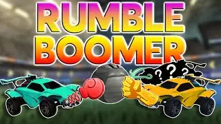 BOOMER AND RUMBLE MODE!? 1V1 BEST OF 3 VS. A CHAMP NEW CHALLENGER! SURPRISE PLAYER!? | ROCKET LEAGUE