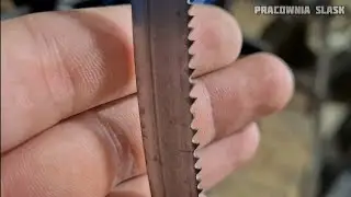 Jak zmienić brzeszczot w przecinarce taśmowej. Piła do metalu, piła słabo tnie.