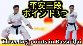 Ryusensei Karate 平安二段のポイント3つ　three key points in Heian 2dan 空手 からて Kata 形　 りゅう先生　りゅうチューブ