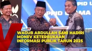 WAGUB ABDULLAH SANI HADIRI MONEV KETERBUKAAN INFORMASI PUBLIK TAHUN 2025