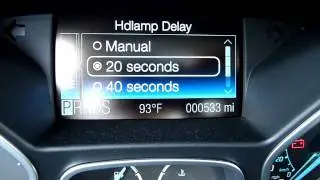 2012 Ford Focus: LCD Message Center