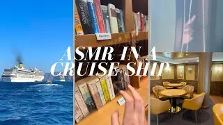 ASMR in public (cruise ship) / Oh and also my first time trying ASMR 🌝