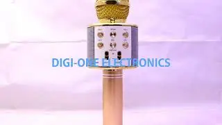 BLUETOOTH MICROPHONE WS-858 - GOLD
