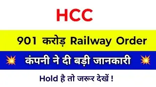 HCC Share Latest News | HCC Rights Issue | Hindustan Construction Company Share | HCC Share